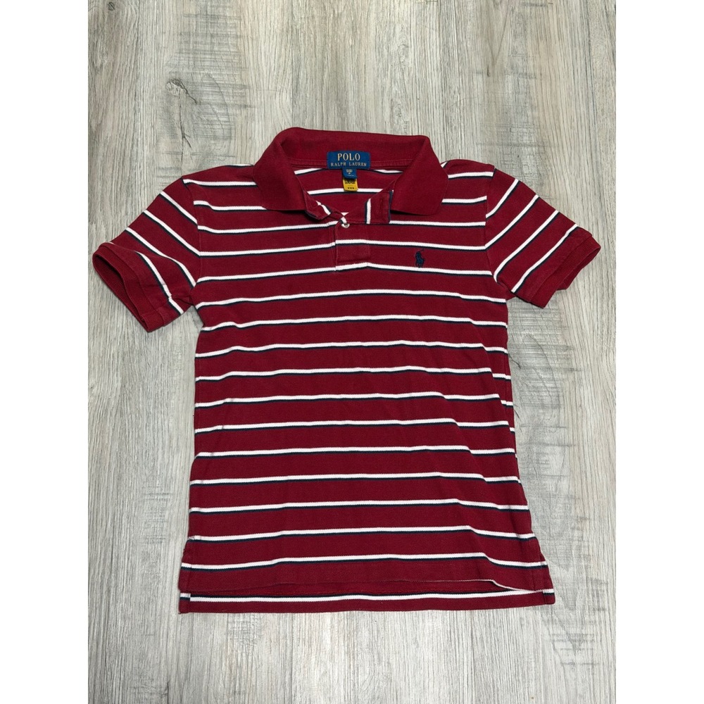 Polo Ralph Lauren, Striped Polo Shirt, Kids, Size S(8)